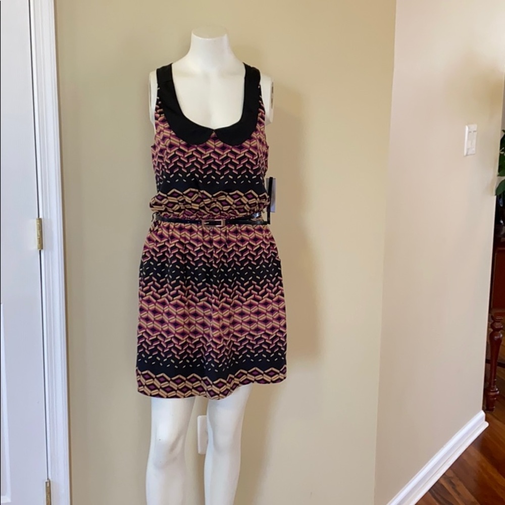 AS U WISH sleeveless with collar dress